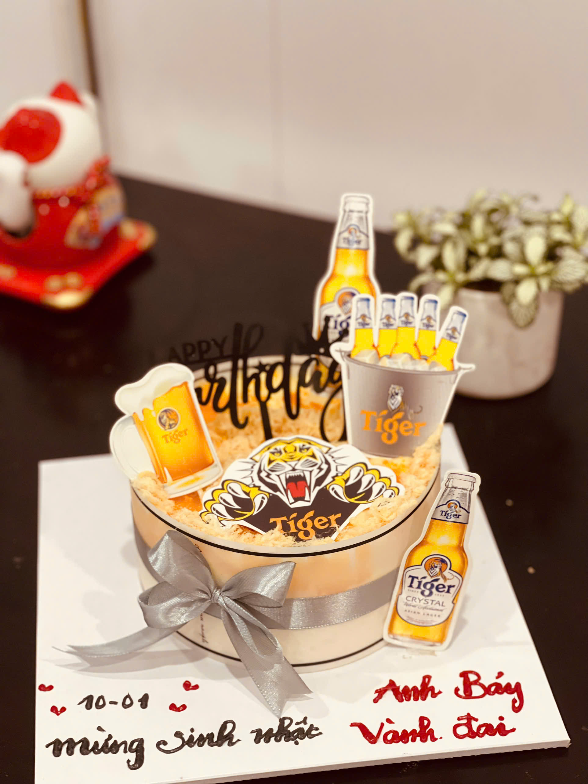 Bông lan kết hợp Beer Tiger