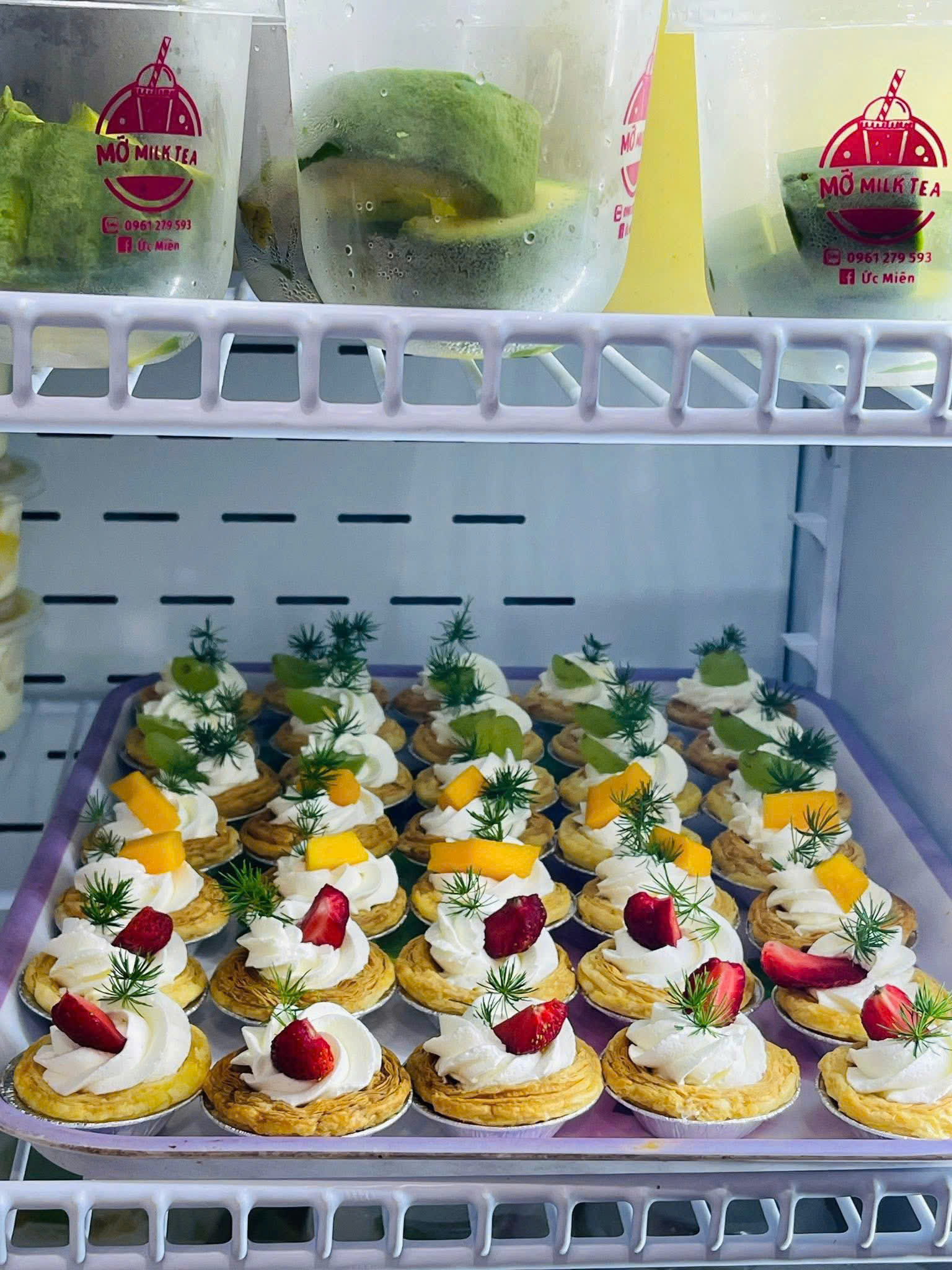 Tart mini mix vị dâu