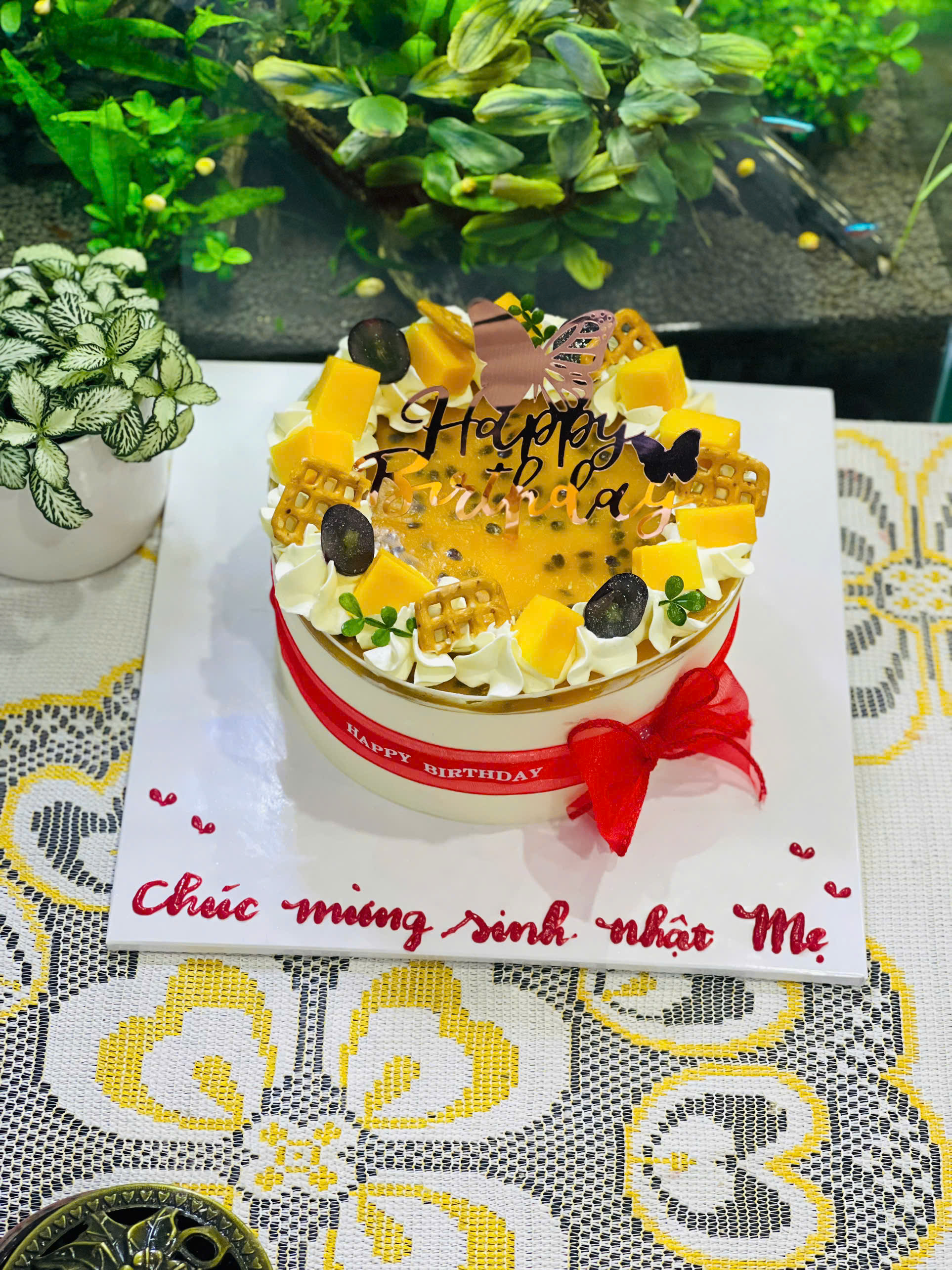 Bánh kem - chanh dây